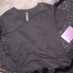 Grey American Rag rushed waist shirt